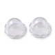 Transparentes bouchons acrylique de perles X-OACR-P007-46-2
