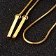 Grenouille longues alliage réglable colliers en strass lariat NJEW-F193-E02-G-4