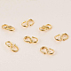 Benecreat 10 Uds 18k chapado en oro s-hook corchetes collar cierres fornituras de la joyería para la fabricación de joyas de diy KK-BC0003-76G-5