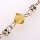 Hechos a mano de las cadenas de los abalorios de cristal bicono para collares pulseras hacer AJEW-JB00061-06-2