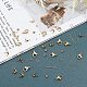 UNICRAFTALE About 120pcs Mixed Styles Jewelry Findings Includes Lobster Claw Clasps Rondelle Spacer Beads Flat Round Beads Open Jump Rings Eye Pins Bead Tips Golden Jewelry Making Kit STAS-UN0024-91-4