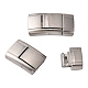 304 Stainless Steel Bayonet Clasps STAS-K145-24P-1