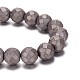 Non-magnetic Synthetic Hematite Beaded Stretch Bracelets BJEW-P0137-02A-2