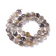 Brins de perles de sunstone noirs naturels G-L492-06A-06A-3