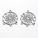 Tibetan Style Alloy Chandelier Components Links TIBE-A30127-AS-NR-1