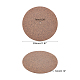 Flache runde Korkplattenmatte DIY-WH0258-43-4