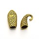 Tibetan Style Alloy Hook and Snake Head Clasps TIBE-A19577-AG-RS-3