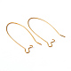 Brass Hoop Earrings Findings Kidney Ear Wires EC221-4G-2