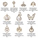 10 pièces 10 pendentifs en alliage de placage uv de style ALRI-YW0001-17-3