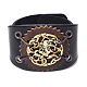 Adjustable Genuine Cowhide Leather Cord Bracelets BJEW-F352-16G-1