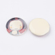Tempered Glass Cabochons GGLA-33D-15-1