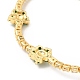 Cubic Zirconia Chain Bracelet BJEW-A132-22G-4