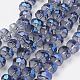 Chapelets de perles en verre électroplaqué EGLA-J145-FR10mm-B01-1
