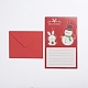 Noël pop up cartes de vœux et ensemble d'enveloppes DIY-G028-D03-2