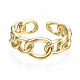 Brass Cuff Rings RJEW-Q161-026-NF-1