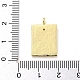 Латунные микропаве прозрачные подвески с фианитом FIND-Z044-06B-3