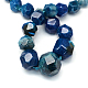 Chapelets de perles en agate naturelle teintée G-Q940-08B-2