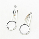 Iron Snap Hair Clip Findings OHAR-PW0001-071-02AS-1