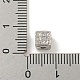 Латунные микропаве из прозрачного кубического циркония KK-G493-37C-P01-3