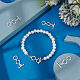 6 шт. в упаковке застежки-тоггл с покрытием из латуни KK-BC0013-84-5