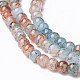 Rociar perlas de vidrio pintado hebras GLAA-A038-A-76-3