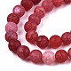 Chapelets de perles en agate naturelle craquelée G-S373-002D-8mm-3