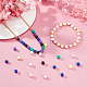 Pandahall 10 Stränge Heishi-Perlen aus Ton mit 2 Rollen elastischer Schnur DIY-PH0002-98-2