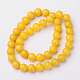 Chapelets de perles en jade Mashan naturel G-K151-10mm-06-2
