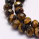 Natural Yellow Tiger Eye Beads Strands G-F509-46-5x8mm-3