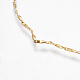 Eco-Friendly Rack Plating Brass Necklace Making X-MAK-G002-07G-FF-3