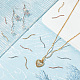 Benecreat 60 pz 2 dimensioni 14k perline distanziali per tubi di noodle placcati oro KK-BC0009-14-5