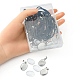 Kit de fabrication de collier pendentif dôme blanc bricolage DIY-YW0006-50-4