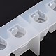 DIYサボテンポッティング形状冷蔵庫装飾シリコン型  レジン型  紫外線樹脂とエポキシ樹脂のクラフト製造用  ホワイト  150x33x49mm  内径：17x15mm X-DIY-C050-01-6