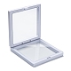 Quadratische transparente PE-Dünnfilm-Aufhängung Schmuck-Display-Box CON-D009-01C-05-3