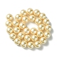 Eco-Friendly Dyed Glass Pearl Round Beads Strands HY-A002-14mm-M-2