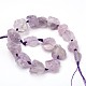Rough Nuggets Natural Amethyst Bead Strands G-L378-04-2