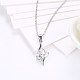 Trendy 925 Sterling Silver Pendant Necklaces NJEW-BB22375-4