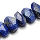 Natural Lapis Lazuli Nuggets Bead Strands G-E251-03-2
