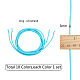 Gorgecraft DIY Schnürsenkel mit elastischem Verschluss AJEW-GF0001-79-4