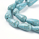 Chapelets de perles en turquoise synthétique G-E456-19-7x14mm-2