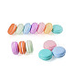 Tragbare Süßigkeitfarbe mini niedlicher macarons Schmuckring / Halsketten-Tragekoffer CON-WH0038-A-M-2