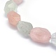 Natural Morganite Beads Strands G-O170-24A-3