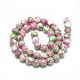 Synthetic Ocean White Jade Beads Strands G-S252-12mm-04-3