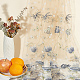 Tela de encaje de tul de poliéster con flores bordadas DIY-WH0449-31C-5