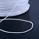 1 мм китайский узел макраме Rattail ювелирные изделия поток круглые нейлоновые шнуры NWIR-S003-04-3