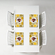 Прямоугольник с рисунком пчел хлопок льняная ткань скатерть AJEW-WH0196-010-7