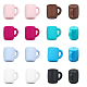 Chgcraft 16 шт. 8 цвета силиконовые бусины в форме кофейной чашки для ожерелья «сделай сам» SIL-CA0001-83-1