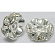 Entrepieza de abalorios de Diamante de imitación X-RSB04C14-1