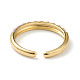 Brass Enamel Cuff Rings RJEW-H546-05-4