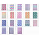 Fingerinspire Mermaid Fish Scale Pattern PU Leather Fabric AJEW-FG0001-04-1